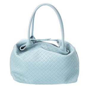 Persaman New York Zoey16 Embossed Leather Tote, Blue